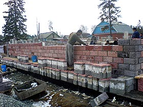 Возведение стен, кладка из теплоблоков — «Теплоблок», Екатеринбург